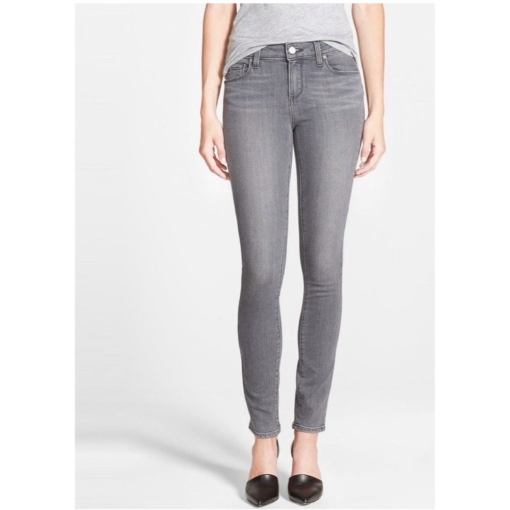 paige verdugo ultra skinny gray jeans size 28